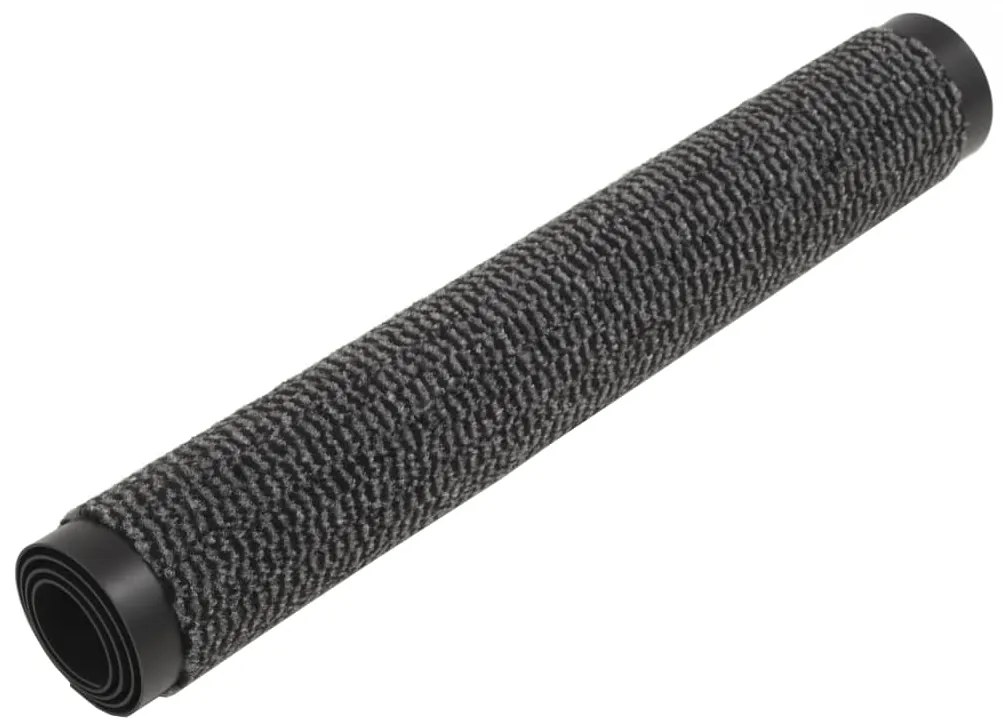 Tapete controlo de pó retangular tufado 90x150 cm antracite