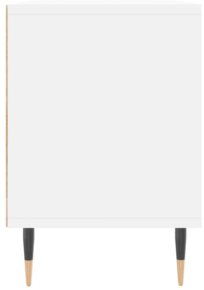 Móvel de TV 150x30x44,5 cm derivados de madeira branco