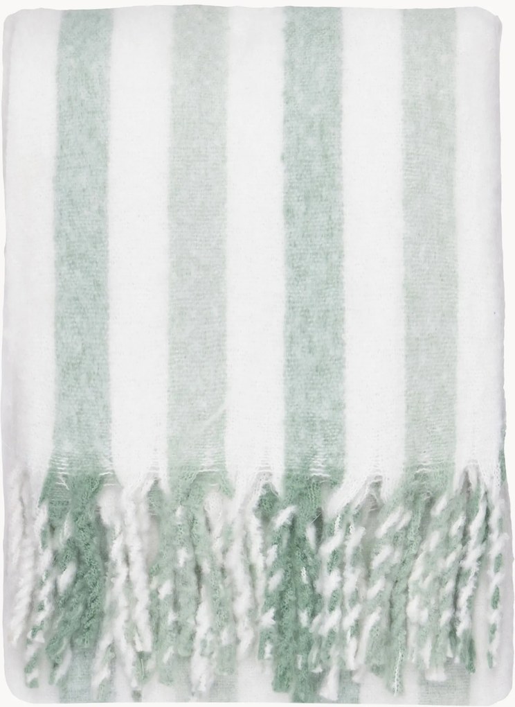 Manta em algodão às riscas Beechwood