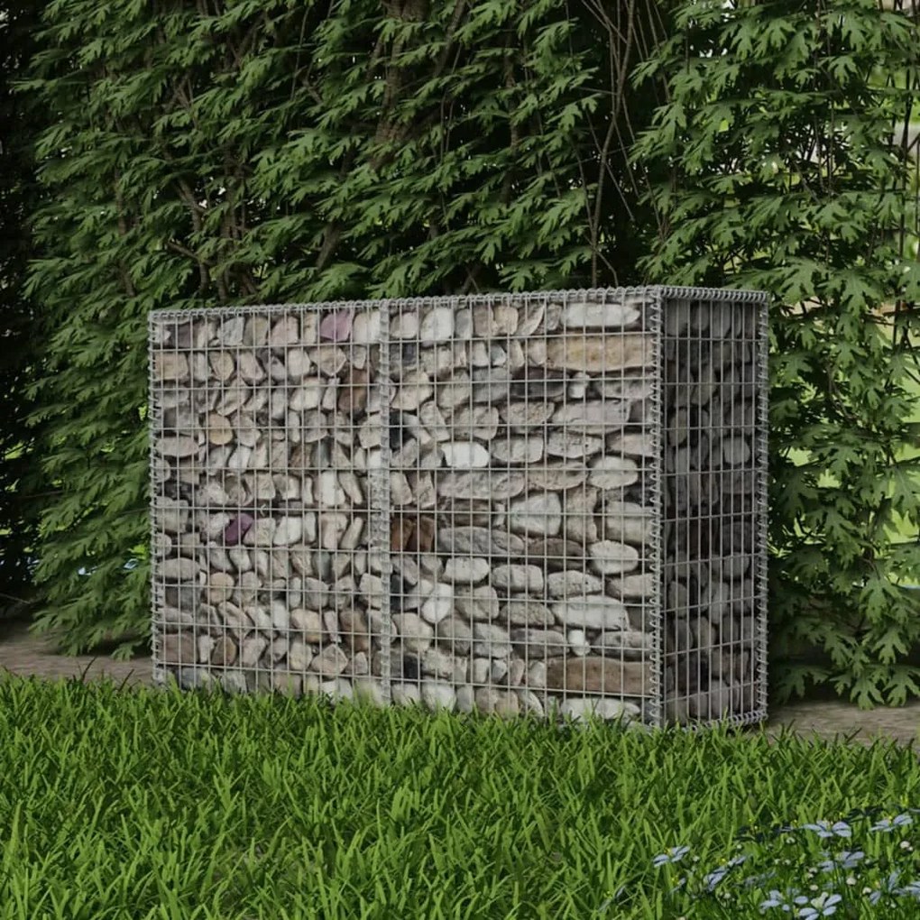 vidaXL Cesto gabião aço galvanizado 150x50x100 cm