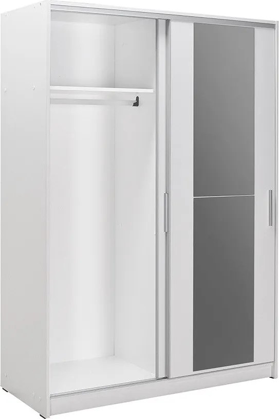 Roupeiro "Lúmina" – Branco – 120 x 182 x 52 cm – Design Moderno