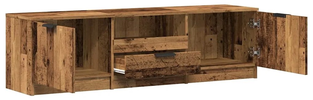 Móvel TV madeira antiga 140x35x40 cm madeira trabalhada