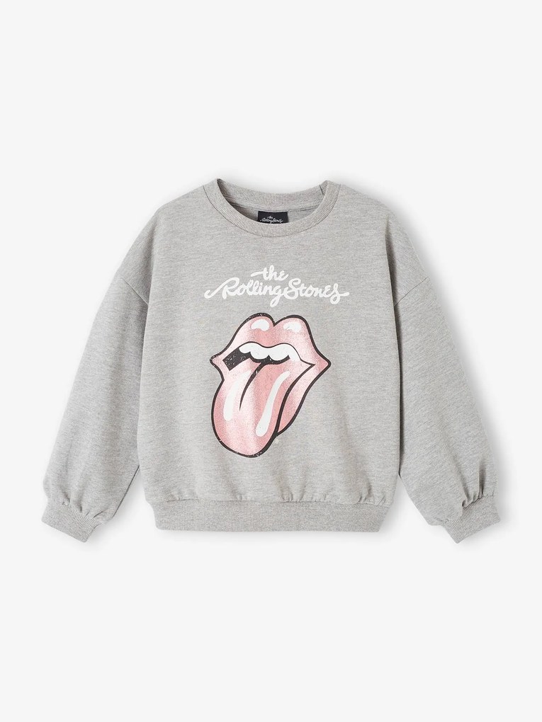 Agora -25% | Sweat The Rolling Stones®, para criança cinza mesclado