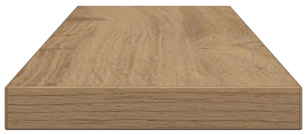 Prateleiras parede 4 pcs derivados madeira carvalho artisiano