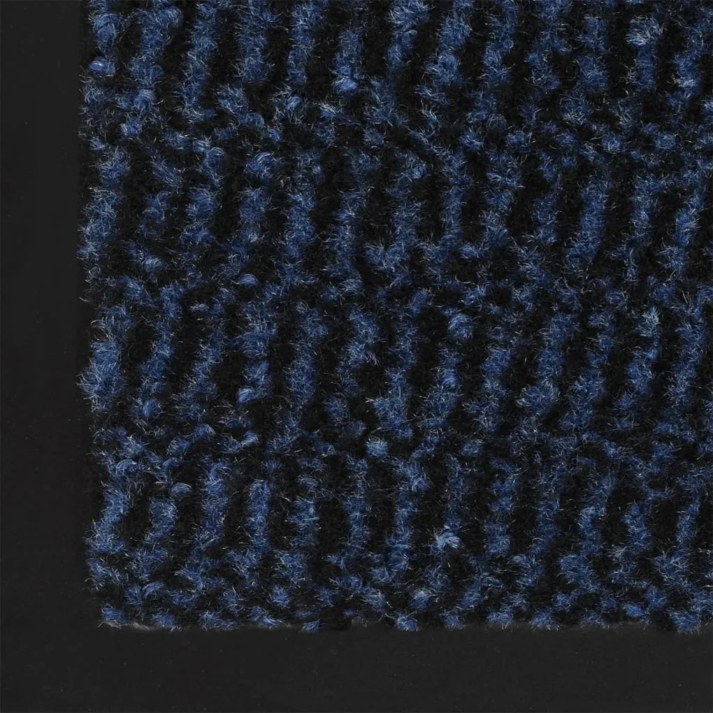Tapete de entrada tufado 60x180 cm azul