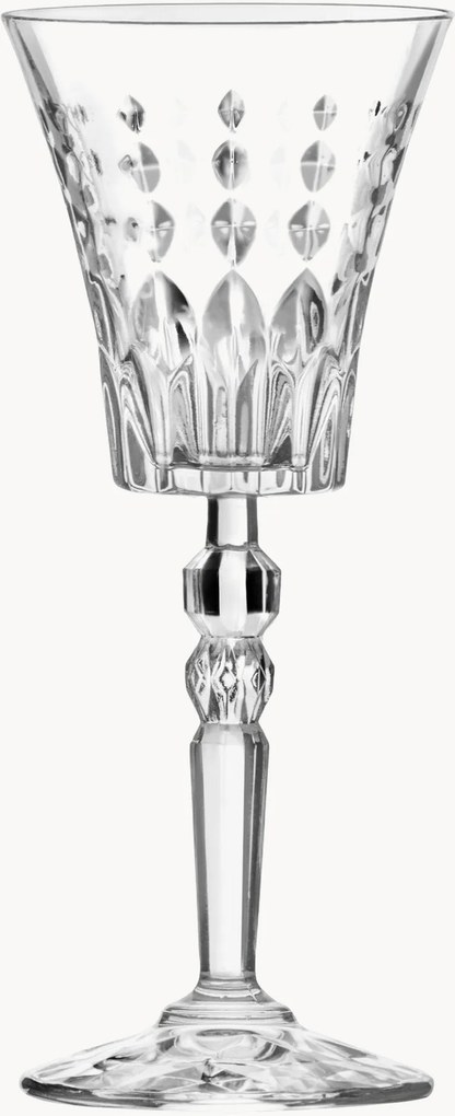 Copos de vinho branco em cristal Marilyn, conjunto de 6