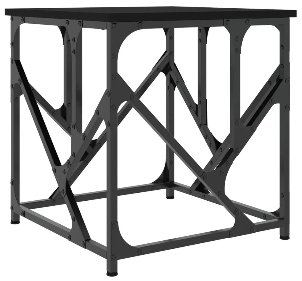 Mesa de centro 45x45x47,5 cm derivados de madeira preto