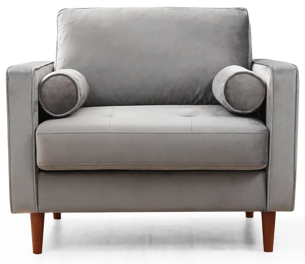 Cadeira Wing Rome – Cinza Claro – 105x85x90 cm