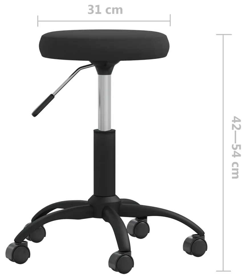 Cadeira de jantar veludo preto