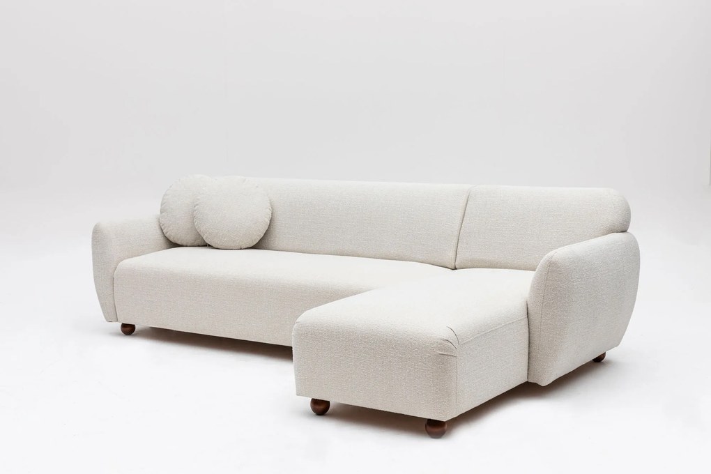 **** Sofá de Canto Eddy – Branco – 162 x 273 cm

**