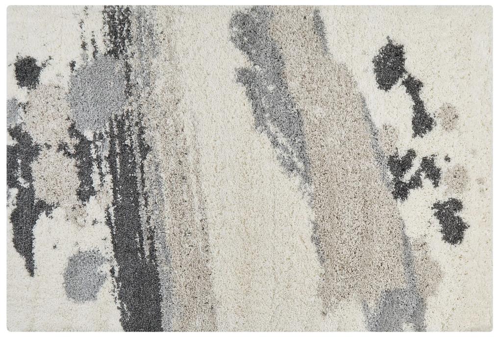 Tapete branco e cinzento 200 x 300 cm GORIS  Beliani