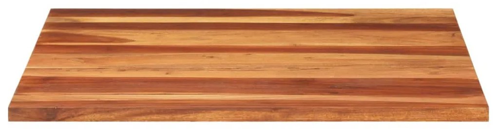Tampo de mesa madeira de acácia maciça 25-27 mm 80x80 cm