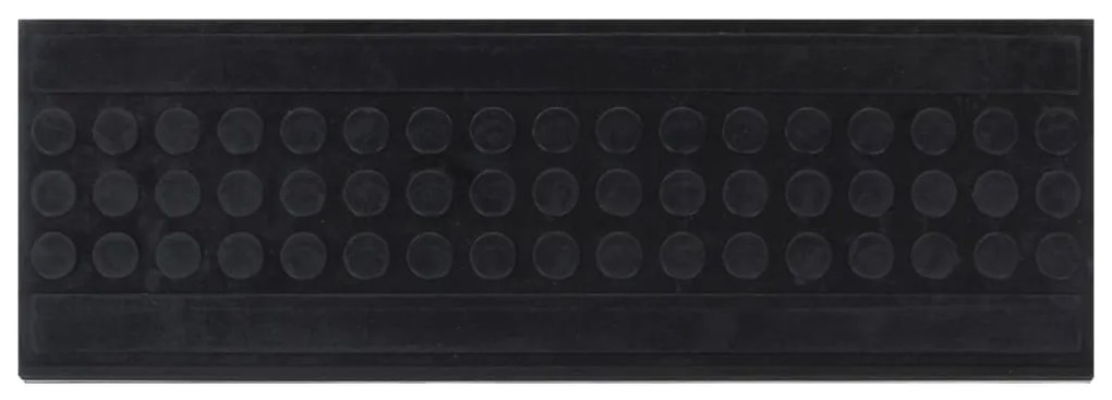 Tapetes para degraus de escada 5 pcs 25x75 cm borracha