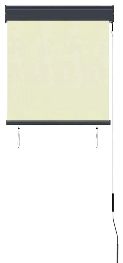 Estore de rolo para exterior 60x250 cm creme