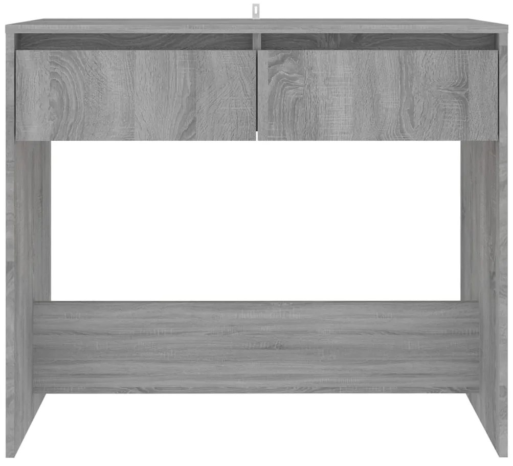 Mesa consola 89x41x76,5 cm derivados de madeira sonoma cinza