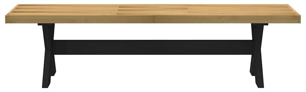 Banco de jantar NOAIN pernas forma X 180x40x45 cm pinho maciço