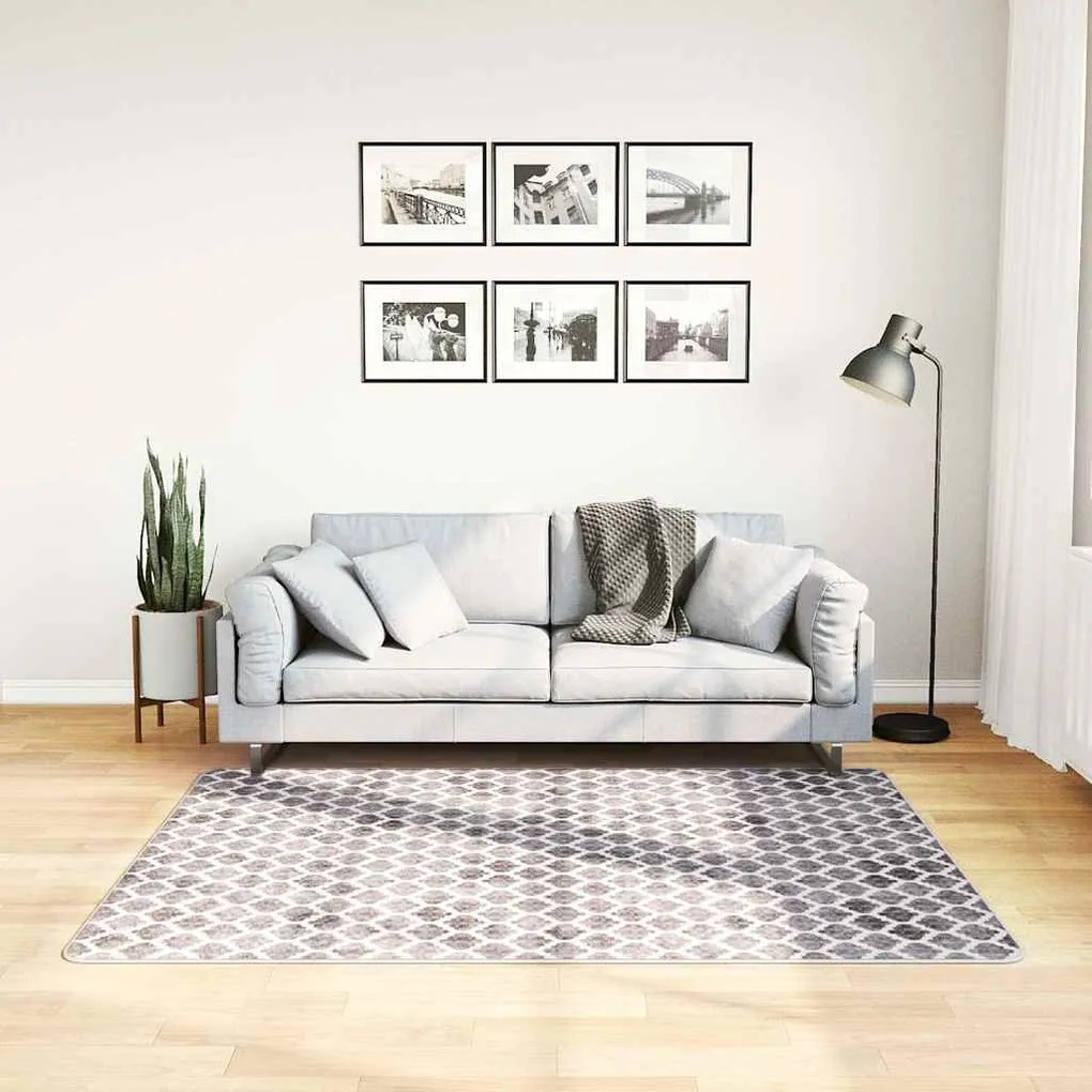 Tapete lavável antiderrapante 120x170 cm multicor