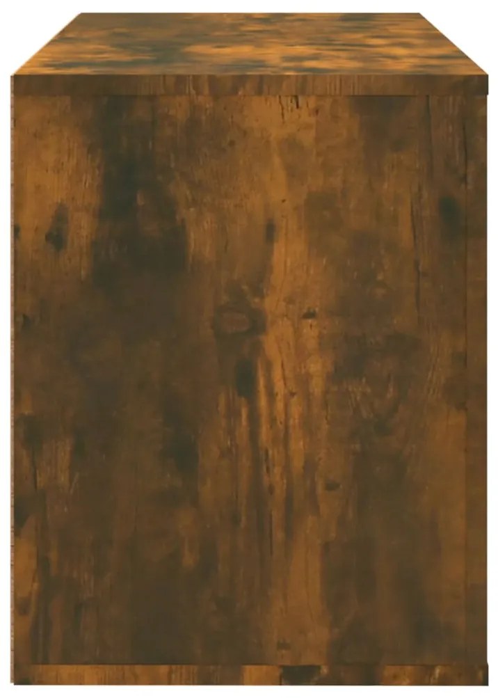 Sapateira 80x35x45 cm derivados de madeira carvalho fumado