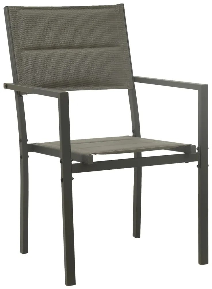 3 pcs conjunto de jantar para exterior aço