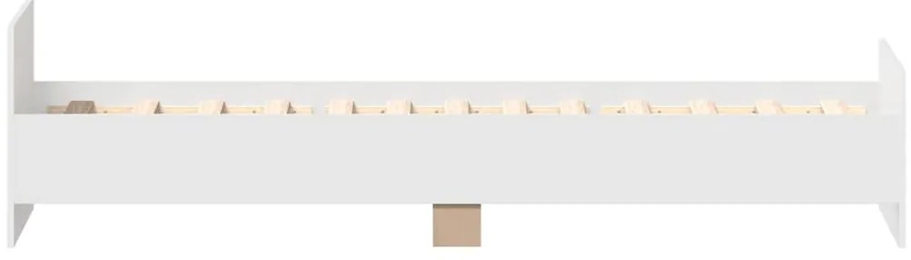 Estrutura de cama 90x190 cm derivados de madeira branco
