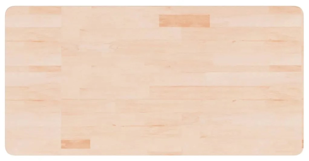 Bancada p/ casa de banho 100x50x2,5 madeira maciça não tratada