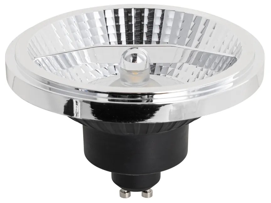 Conjunto de 5 Lâmpada LED regulável GU10 111mm 10.5W 770lm 3000K