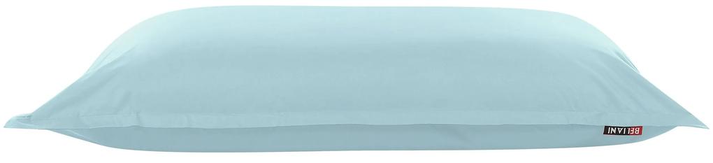 Pufe almofada XXL azul claro 180 x 230 cm FUZZY Beliani