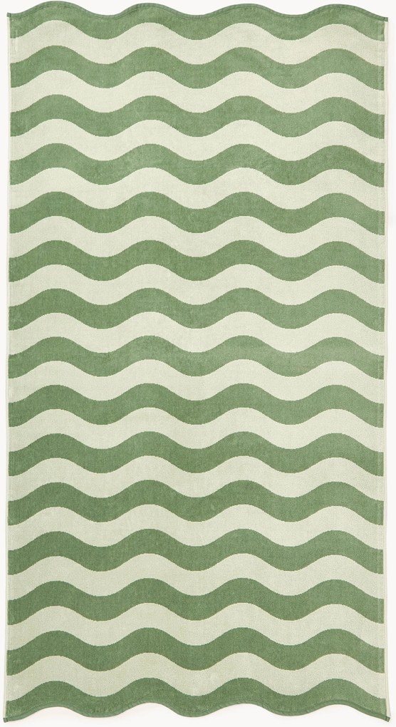 Toalha de praia em veludo Lata