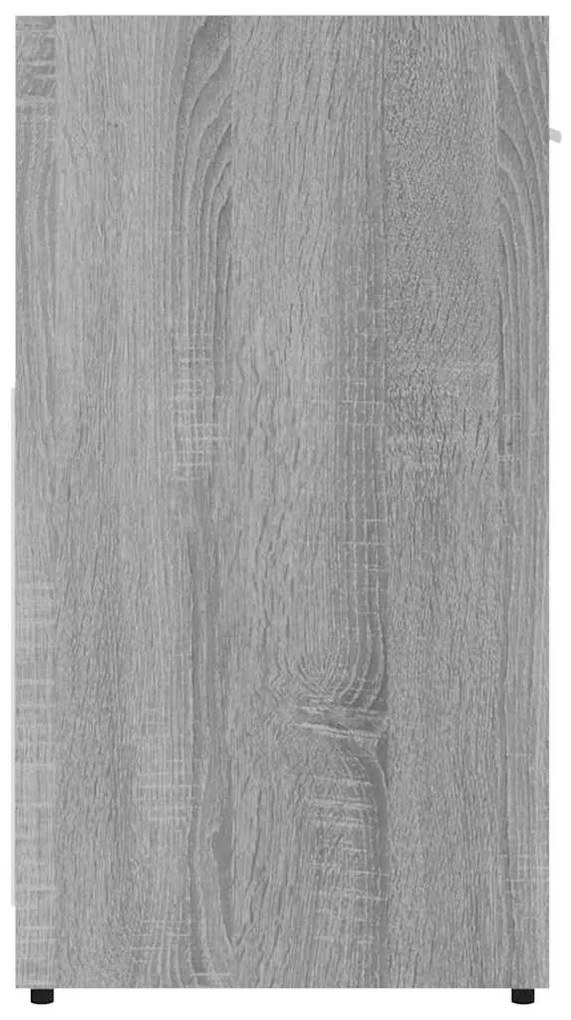 Armário casa de banho 60x33x60 cm madeira sonoma cinza