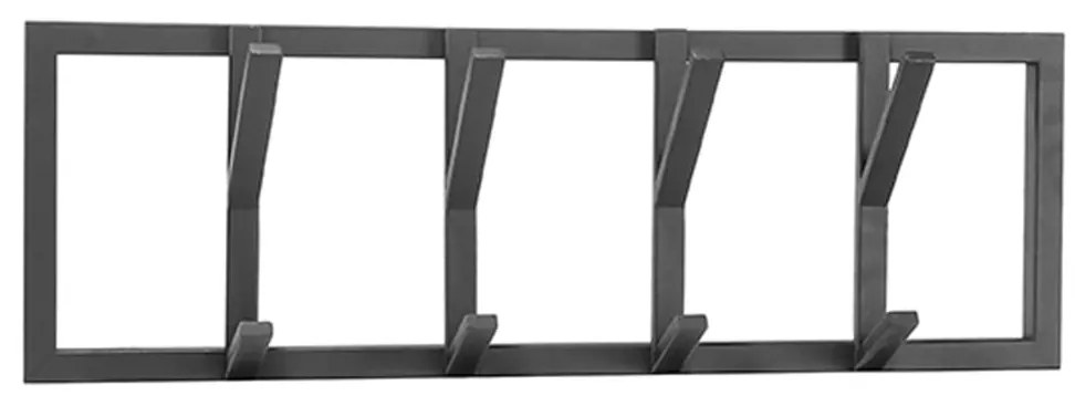 432773 LABEL51 Bengaleiro Frame 70x9x22 cm M preto