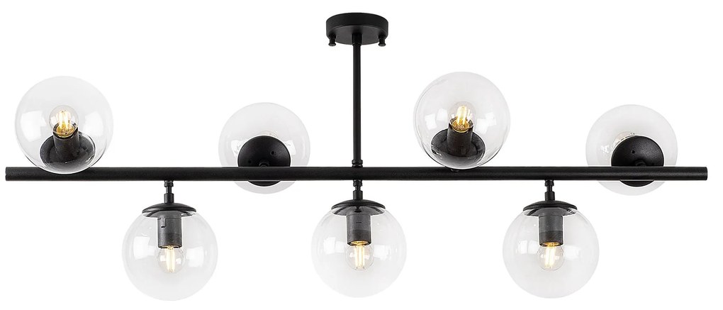 Candeeiro de Teto Fazli – Preto – 113 x 40 x 46 cm