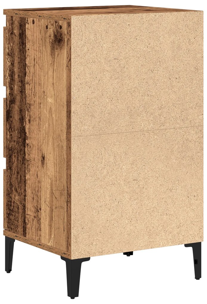 Cabideiro vidaXL Madeira Velha 40x35x70 cm Madeira de Engenharia