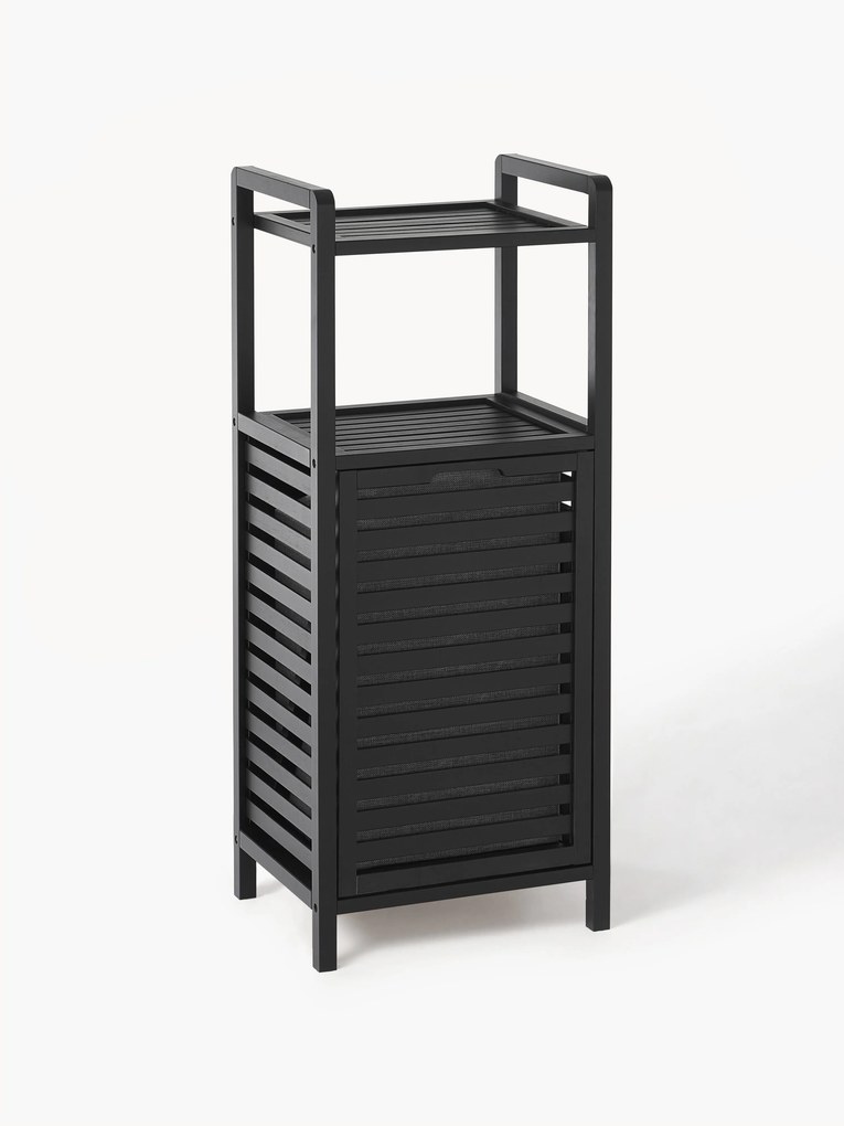 Estante para casa de banho com cesto para roupa suja Kit