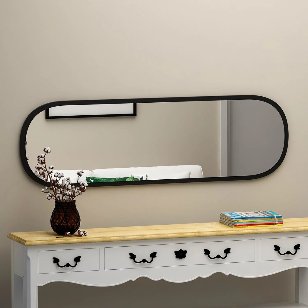 Espelho Magnum – Preto – 40 cm x 120 cm