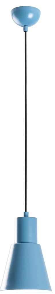 Candeeiro de Teto Konikkem – Azul Claro – Ø14 h:20 cm