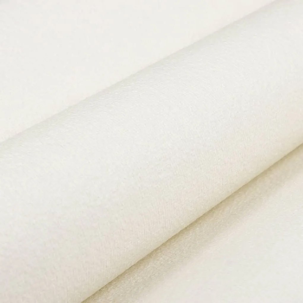 Papel parede 3D 10x0,53 m tecido não-tecido creme sólido