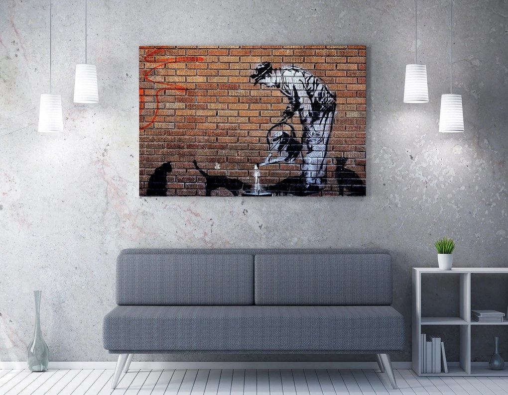 Pintura Decorativa em Tela WY50 – Multicolor – 70 x 100 cm