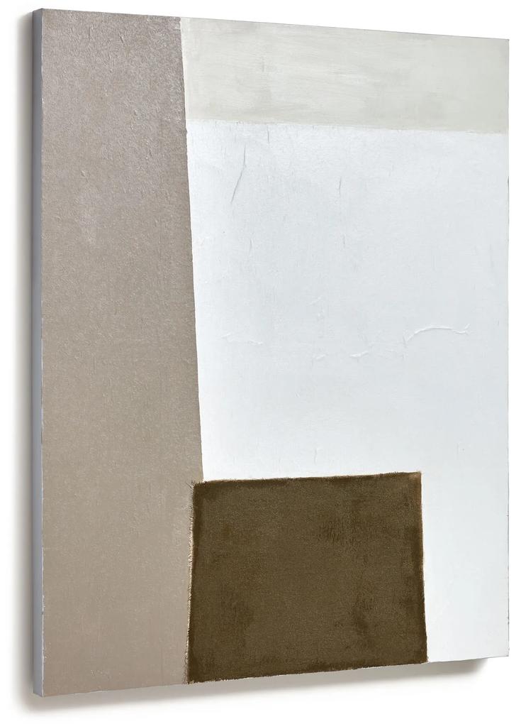 Kave Home - Quadro Suilen castanho 80 x 100 cm