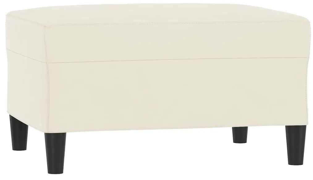 4 pcs conjunto de sofás com almofadas veludo cor creme