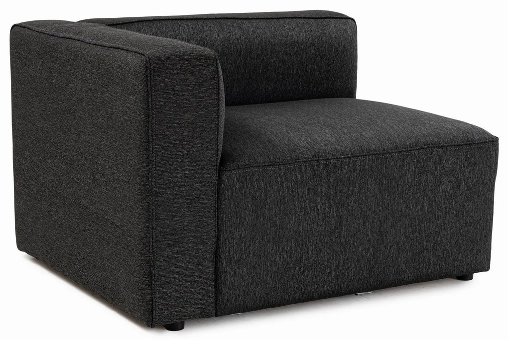 Sofá de 2 Lugares Mora – Antracite – 220x69x90 cm