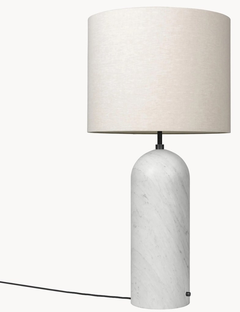 Candeeiro de pé regulável com base em mármore Gravity, Alt 120 cm