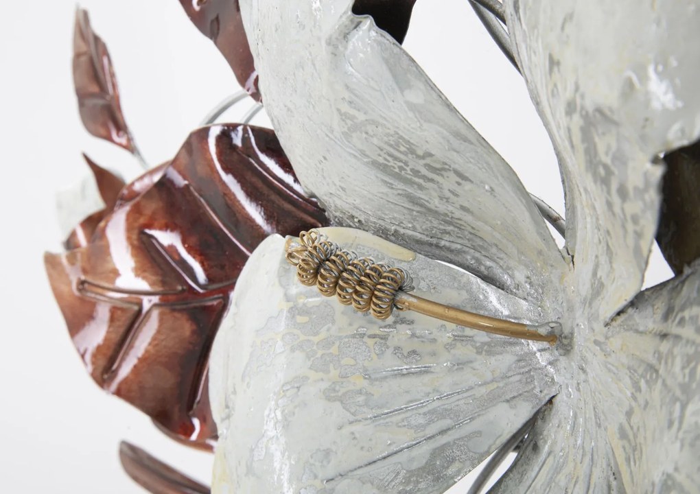 PAINEL DE FERRO DE PAREDE 3D BOUQUET CM 83X8,5X55 MULTICOLOR