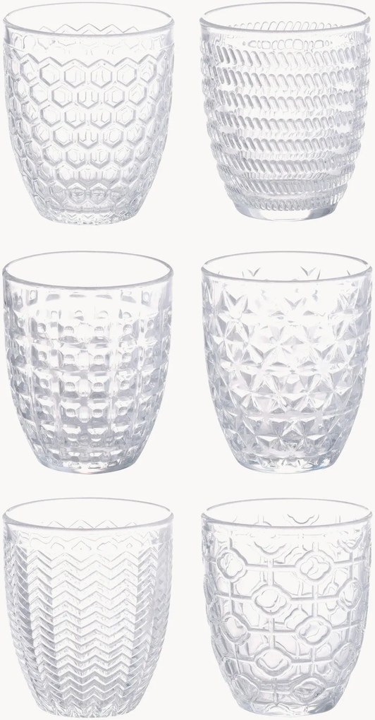Copos de vidro Geometrie, conjunto de 6