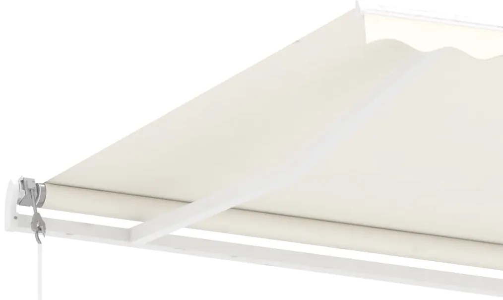 Toldo automático independente 600x350 cm cor creme