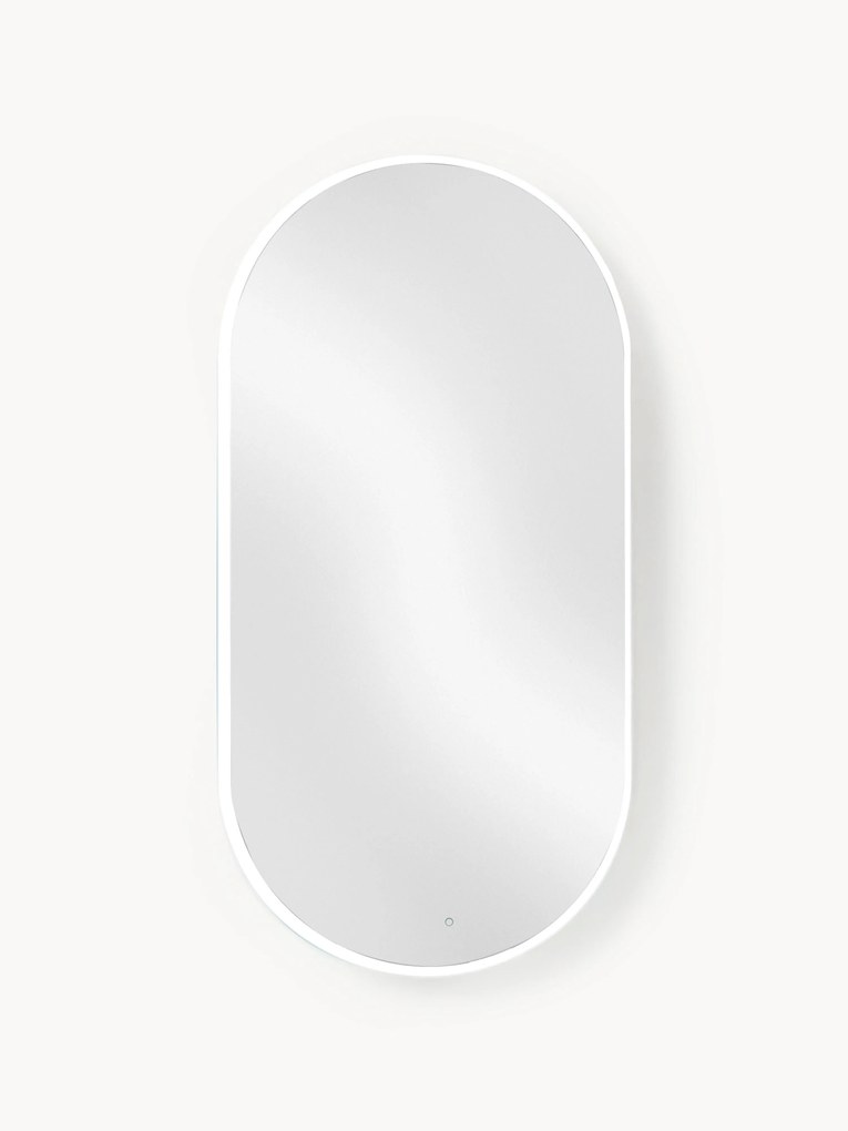 Espelho de parede oval com iluminação LED Starlight