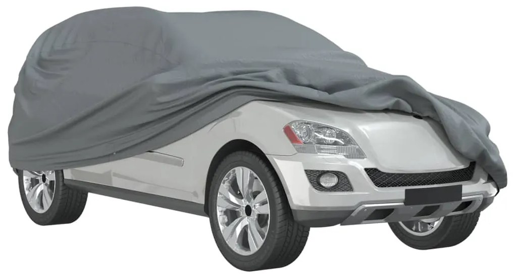 Cobertura de carro para SUV tecido-não-tecido M cinzento