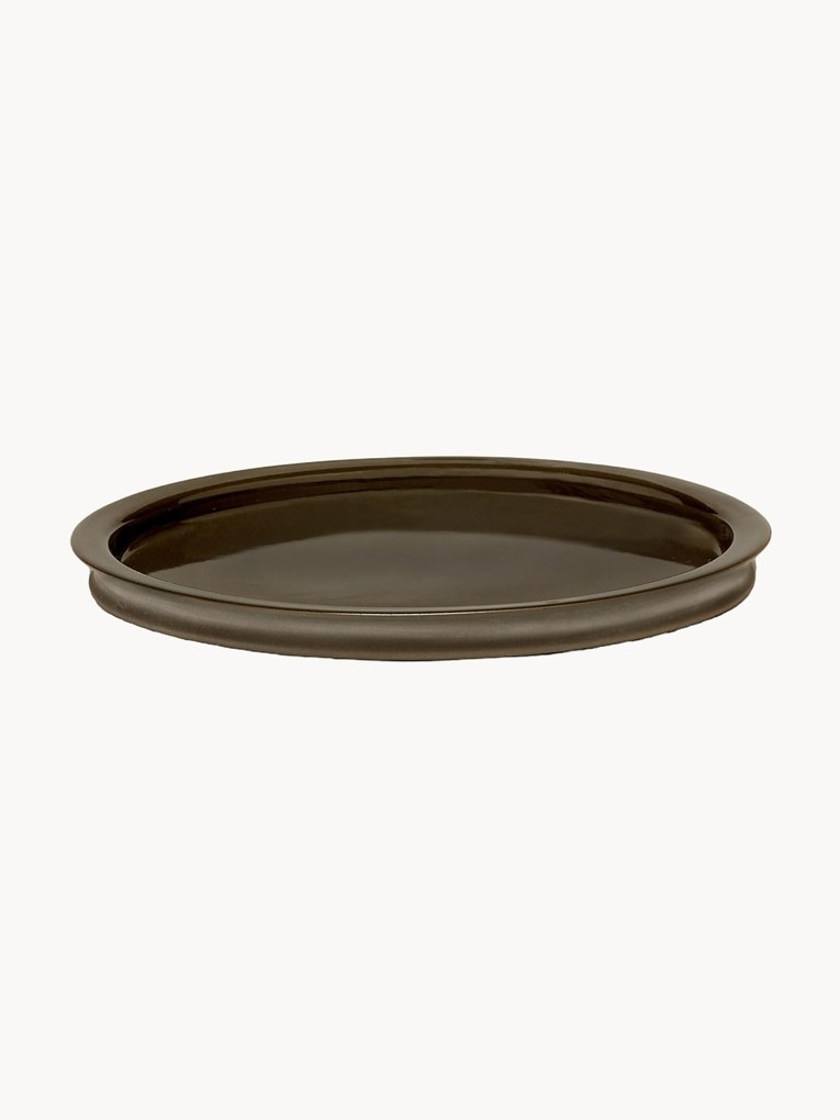 Serax x Kelly Wearstler, Prato de pequeno-almoço em porcelana Dune, conjunto de 2