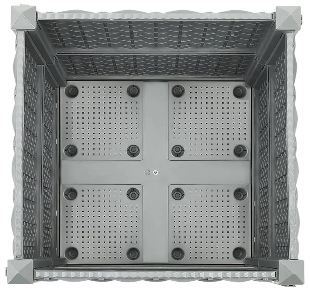 Canteiro elevado 40x40x38 cm polipropileno