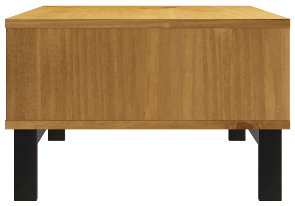 Mesa de centro FLAM 100x50x32,5 cm madeira de pinho maciça