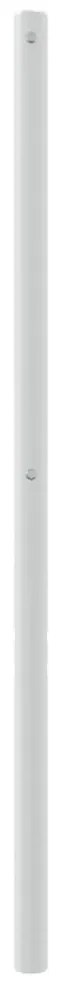 Cabeceira de cama 160 cm metal branco